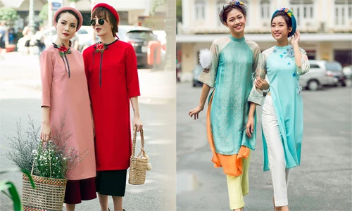 Mỹ nhân Việt đẹp dịu dàng trong áo dài đón Tết