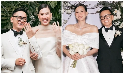 Dương Mỹ Linh xinh đẹp, rạng ngời trong đám cưới