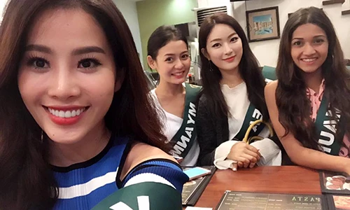 Hình ảnh đầu tiên của Hoa khôi Nam Em tại Miss Earth