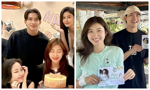 Thúy Ngân liên tục đón sinh nhật bên Võ Cảnh và bạn bè