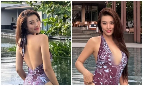 Á hậu Kim Duyên gây chú ý khi diện bikini đầy quyến rũ