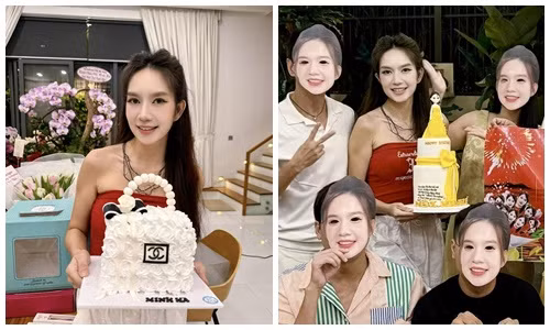 Vợ Lý Hải đón sinh nhật trong biệt thự triệu đô