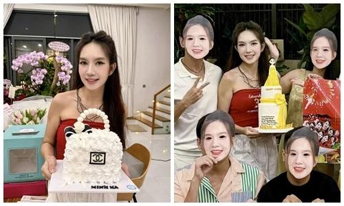 Vợ Lý Hải đón sinh nhật trong biệt thự triệu đô