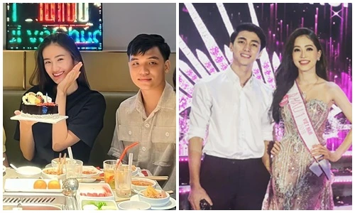 Ý Nhi và dàn hậu được bạn trai ủng hộ thi nhan sắc 