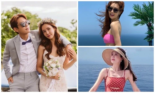 Sắc vóc “búp bê dao kéo” Lee Da Hae kết hôn với Se7en