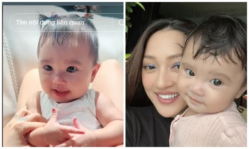 Bảo Anh liên tục khoe con gái xinh như thiên thần