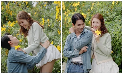 Võ Cảnh - Thúy Ngân tình tứ ở Đà Lạt