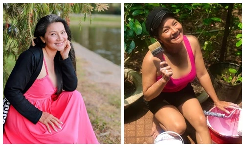 Kiều Trinh bỏ phố về quê, chăm mặc gợi cảm