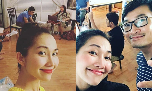 Kim Hiền tất bật chuẩn bị trở lại sân khấu