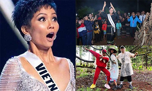 Những khoảnh khắc đáng yêu của top 5 Miss Universe H'hen Niê