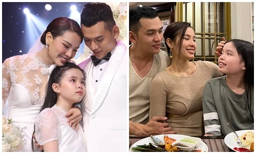 Ngọt ngào hình ảnh Phương Trinh Jolie - Lý Bình bên con gái xinh xắn