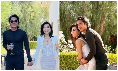 MC Kỳ Duyên tình tứ bên chồng cũ thứ hai