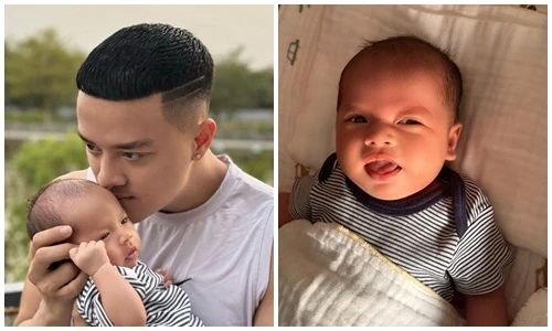 Ngắm con trai giống Cao Thái Sơn y đúc