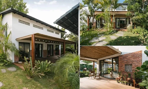 Muốn xây nhà làm nơi nghỉ dưỡng, tham khảo mẫu nhà vườn này