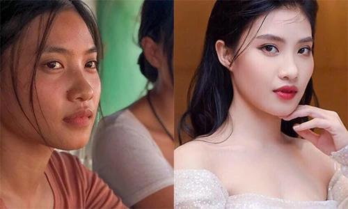 Vẻ gợi cảm của Thúy Nga đóng phim “Cát đỏ”