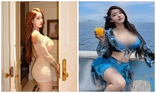 Hot girl siêu vòng một xăm kín người, mê diện đồ bó sát