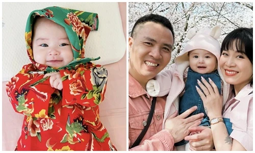 Ngắm mãi không chán con gái đáng yêu của MC Hoàng Linh