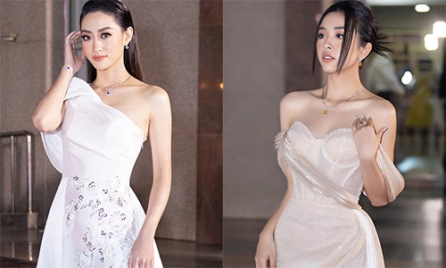 Lương Thùy Linh, Thúy An đeo trang sức nửa tỷ dự bán kết HHVN