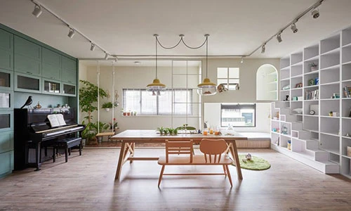 Bố mẹ tự tay trang trí nhà để con dễ dàng chạm tới ước mơ