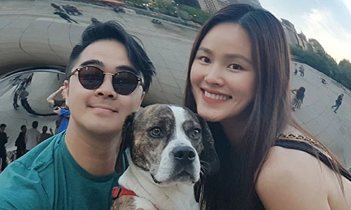 Hot Face sao Việt 24h: Tuyết Lan vui vẻ bên bạn trai Việt kiều ở Mỹ