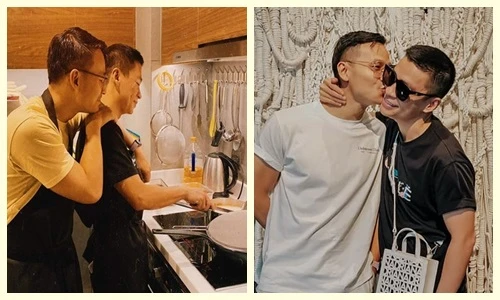 Hôn nhân như mơ của cặp đôi đồng tính hạnh phúc nhất Vbiz 