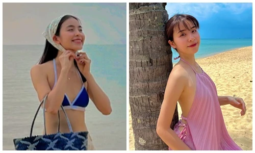 “Diễn viên cao 1m55” Trần Vân khoe ảnh diện áo tắm