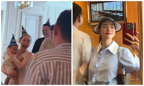 Minh Hằng tổ chức sinh nhật cho chồng đại gia