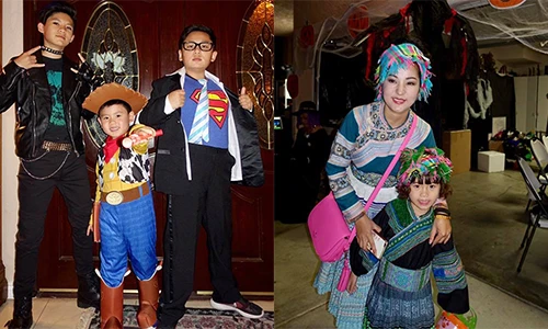 Tạo hình dễ thương của dàn nhóc tì nhà sao Việt ngày Halloween