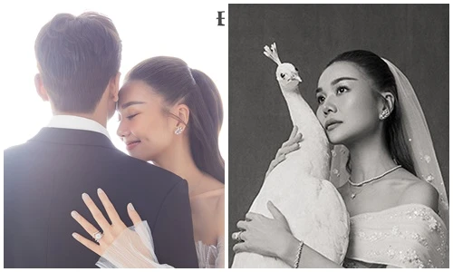 Thanh Hằng tình tứ bên Trần Nhật Minh trước hôn lễ