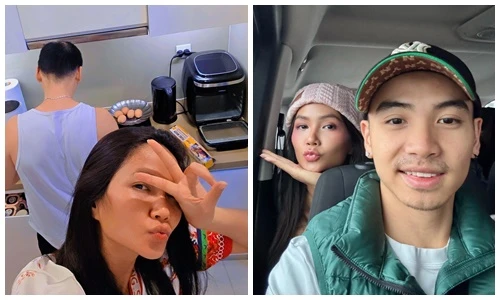 Vợ chồng H’hen Niê - Tuấn Khôi liên tục khoe hôn nhân ngọt ngào