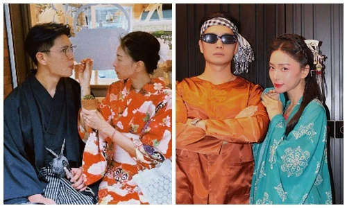 Ngô Thanh Vân chăm sóc chồng kém 11 tuổi