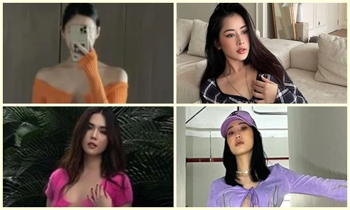 Lương Thùy Linh và loạt sao gợi cảm với áo cài khuy hờ hững