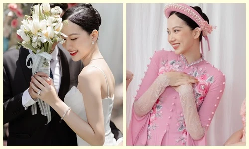 Ảnh ăn hỏi của cô gái có làn da đẹp nhất Hoa hậu Việt Nam 2020