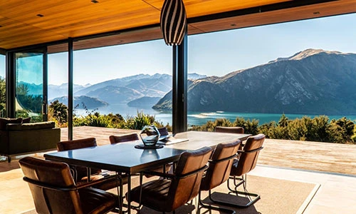 Căn biệt thự 'tựa núi nhìn hồ' trên dãy Alps của New Zealand