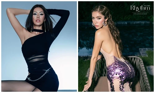 Minh Tú sở hữu vóc dáng gợi cảm, “siêu vòng 3”