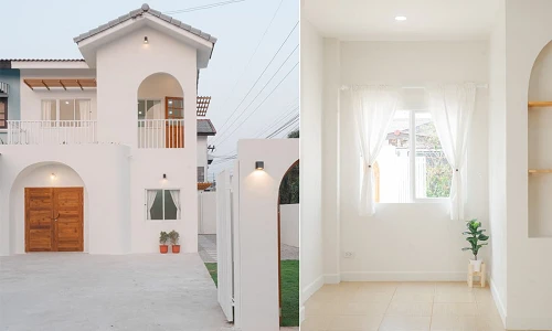 Nhà cũ xuống cấp được cải tạo thành "siêu phẩm", không gian bừng sáng 