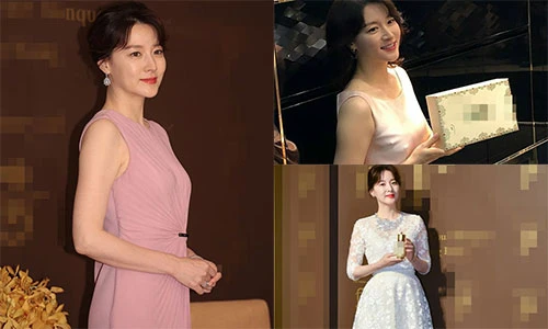 Lee Young Ae thay 3 bộ trang phục dự sự kiện ở Hong Kong