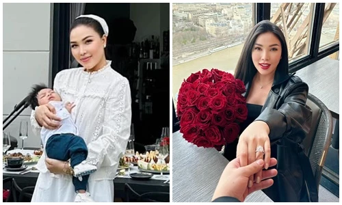 Người mẫu Quỳnh Thư có con kháu khỉnh, sống bình yên 