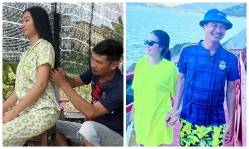 Diễn viên Tiết Cương chiều chuộng vợ kém 26 tuổi