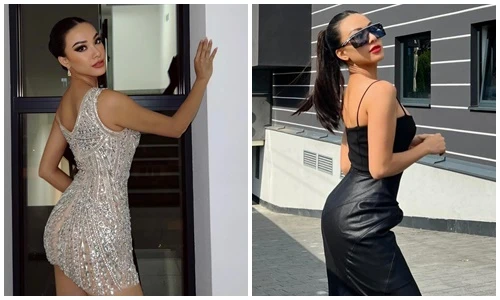 Kim Duyên chuộng đồ bó sát khoe vòng ba khi thi nhan sắc