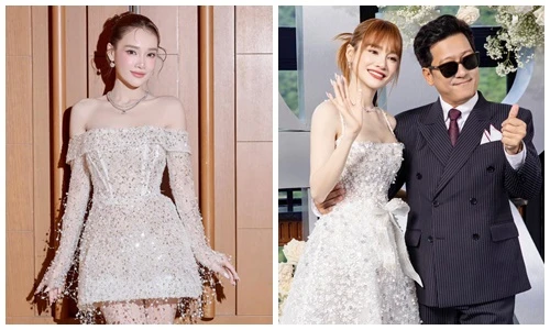 Nhã Phương sắc vóc thăng hạng, chả trách Trường Giang ngày càng si mê