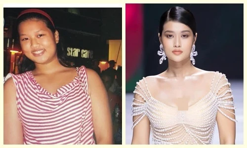 Ảnh quá khứ nặng 75kg của tân Hoa hậu Đoàn Thiên Ân