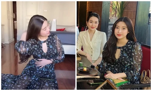 Hoa hậu Đỗ Mỹ Linh lộ diện sau 2 tháng sinh con gái