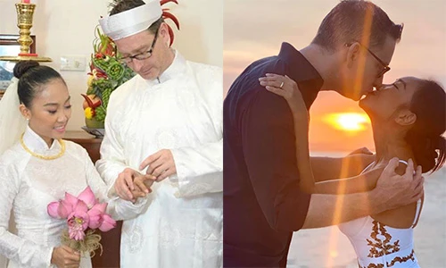 Đoan Trang và chồng Tây ngày càng hạnh phúc phát ghen