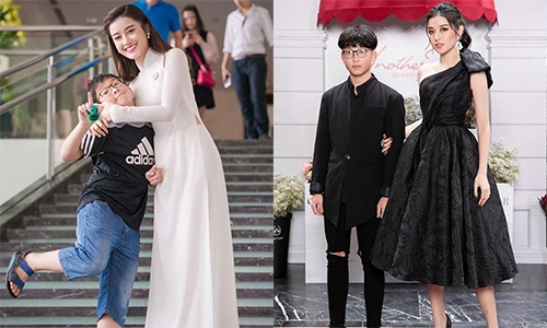 Em trai Á hậu Huyền My lột xác như hot boy Hàn Quốc