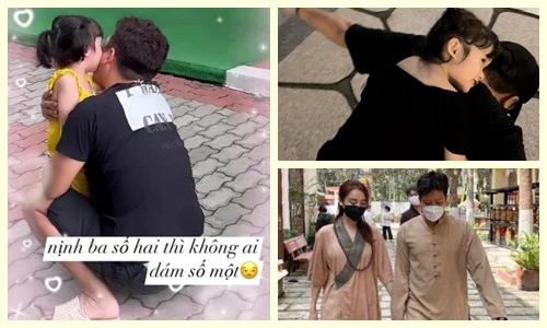 Giàu sụ, danh hài Trường Giang vẫn siêu giản dị bên vợ con