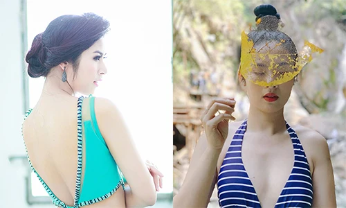 Ảnh gợi cảm hiếm hoi của hoa hậu ngoan hiền nhất Vbiz đã đính hôn