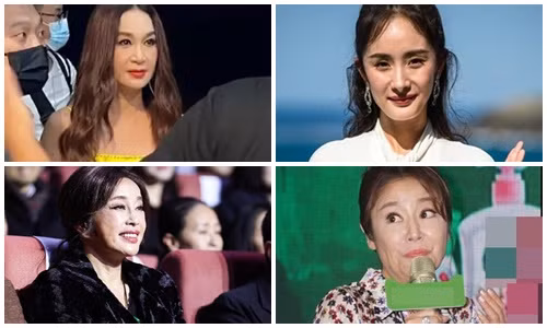 Hốt hoảng với nhan sắc Ôn Bích Hà và loạt sao khi chưa photoshop