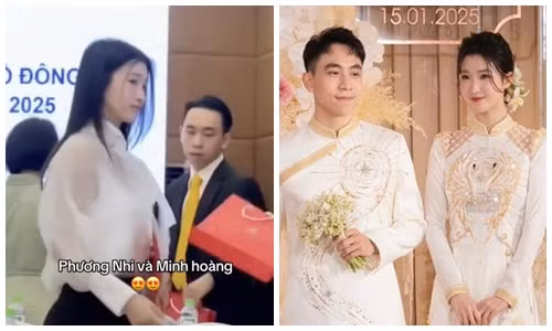 Á hậu Phương Nhi và chồng lần hiếm hoi xuất hiện