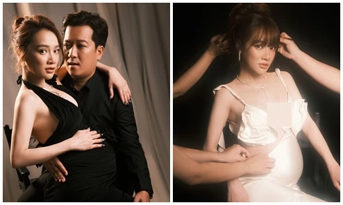 Nhã Phương tung ảnh "bụng bầu vượt mặt", được Trường Giang chiều chuộng